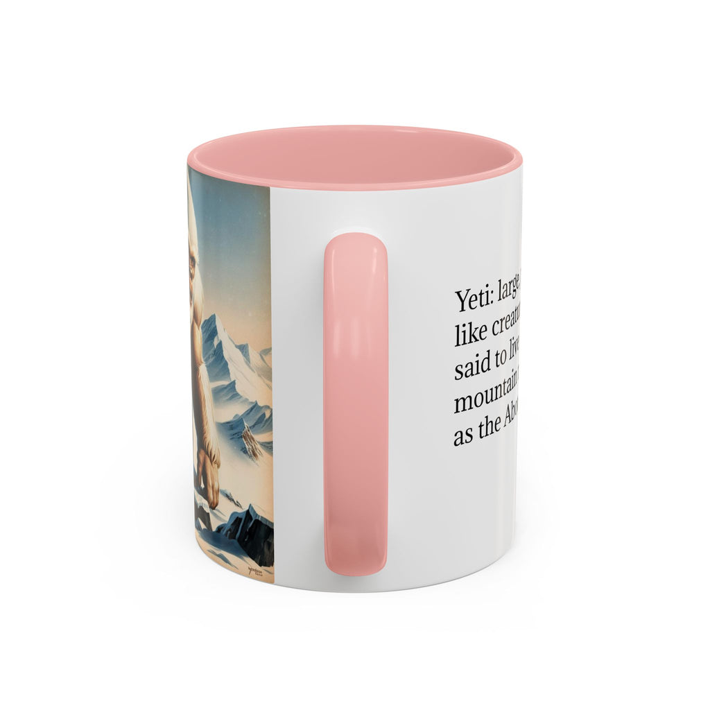 Abominable Snowman Coffee Mug: Himalayan Mountain Yeti, Mythical Creature, Sasquatch Gift