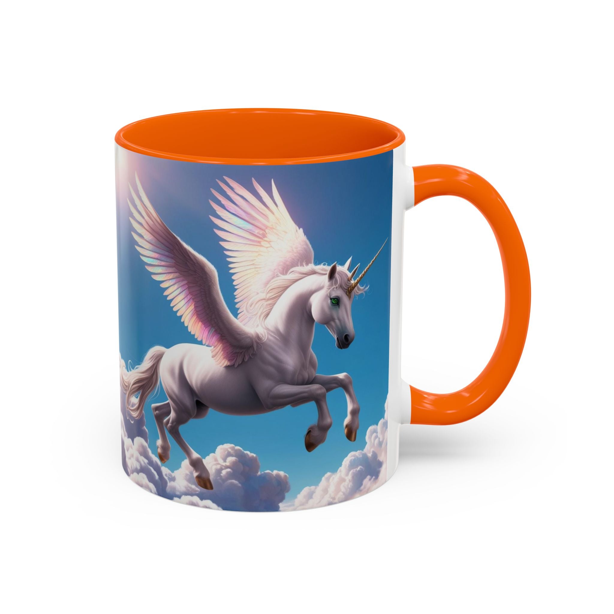 Unicorn Coffee Cup: Fantasy Alicorn Mug, Legendary Creature, Enchanted Gift (Purple)