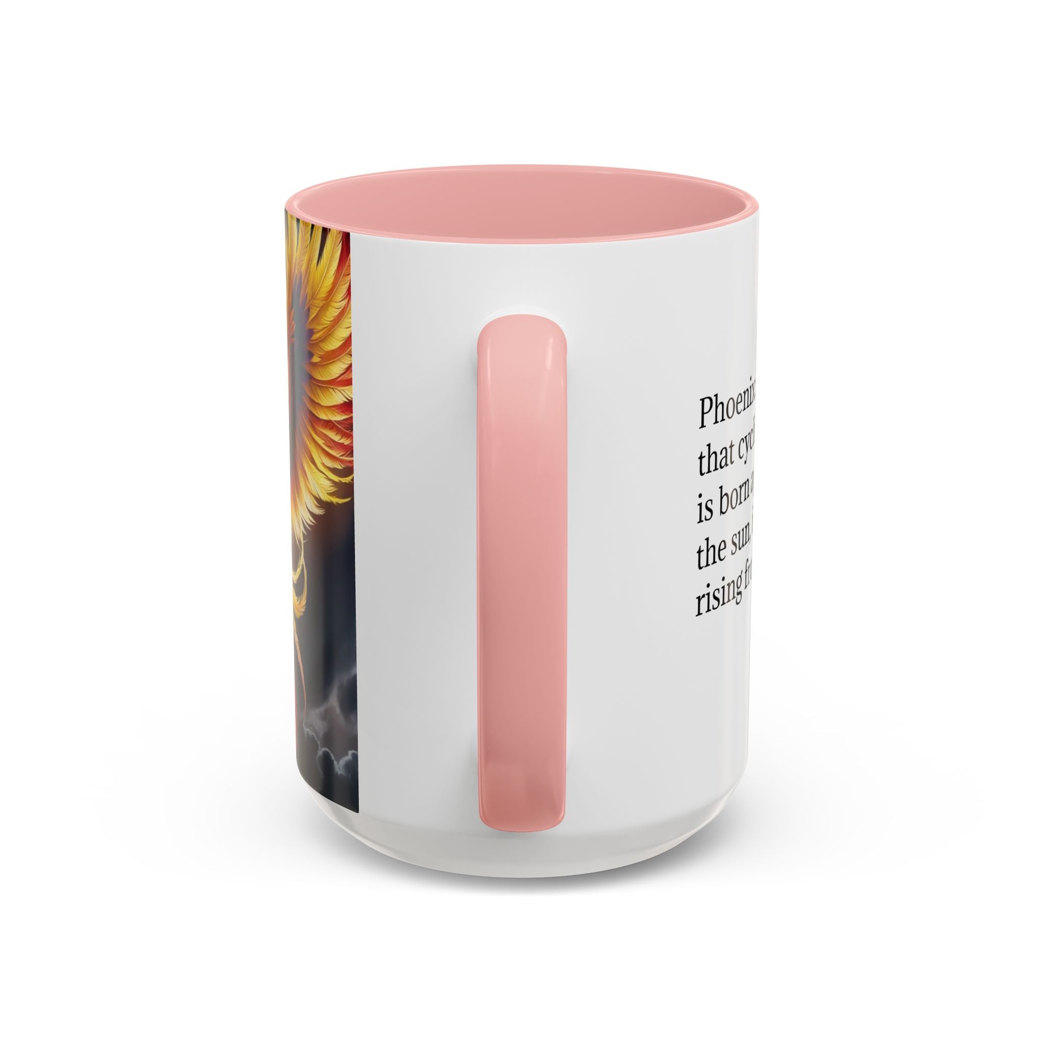 Phoenix Coffee Mug: Mythical Firebird Ceramic Cup, Fantasy Mug, Legendary Creature