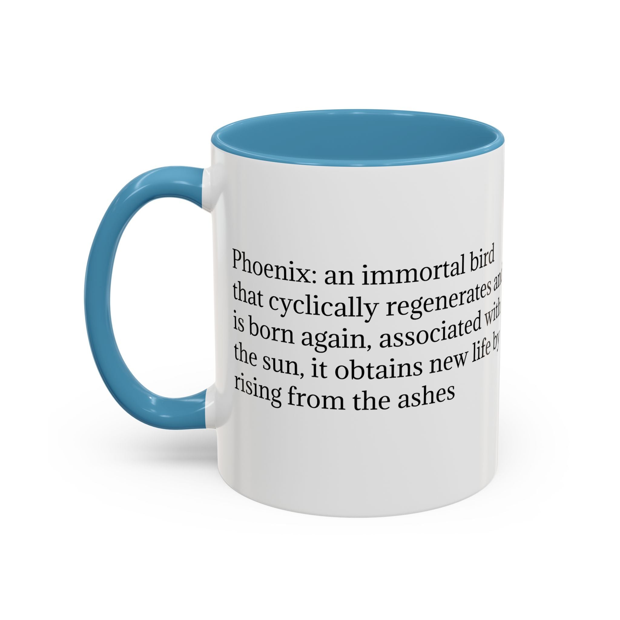 Phoenix Bird Coffee Cup: Mythical Creature, Firebird Coffee Mug, Rise from the Ashes