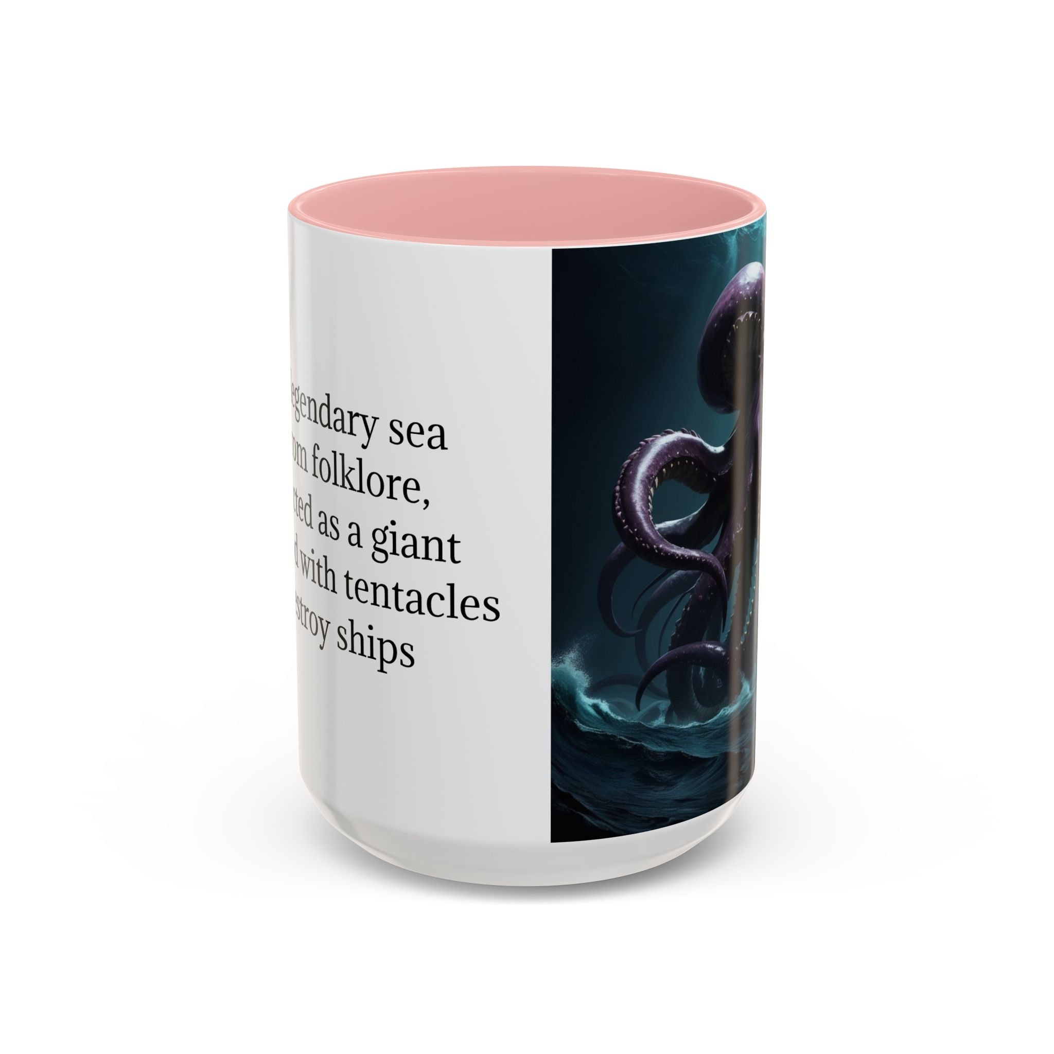 Kraken Coffee Cup: Giant Squid Coffee Mug, Mythical Creature, Octopus Gift