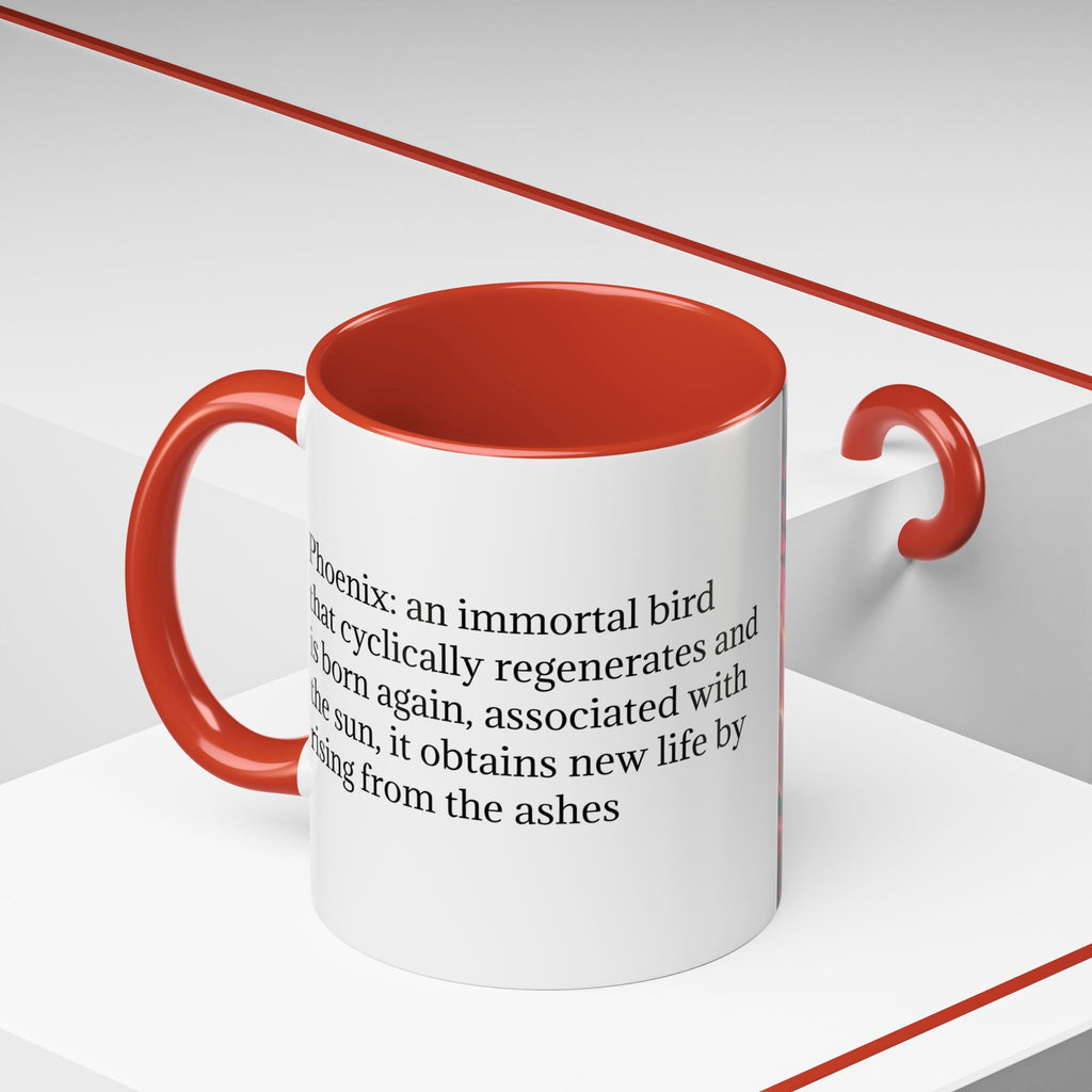 Phoenix Bird Coffee Cup: Mythical Creature, Firebird Coffee Mug, Rise from the Ashes
