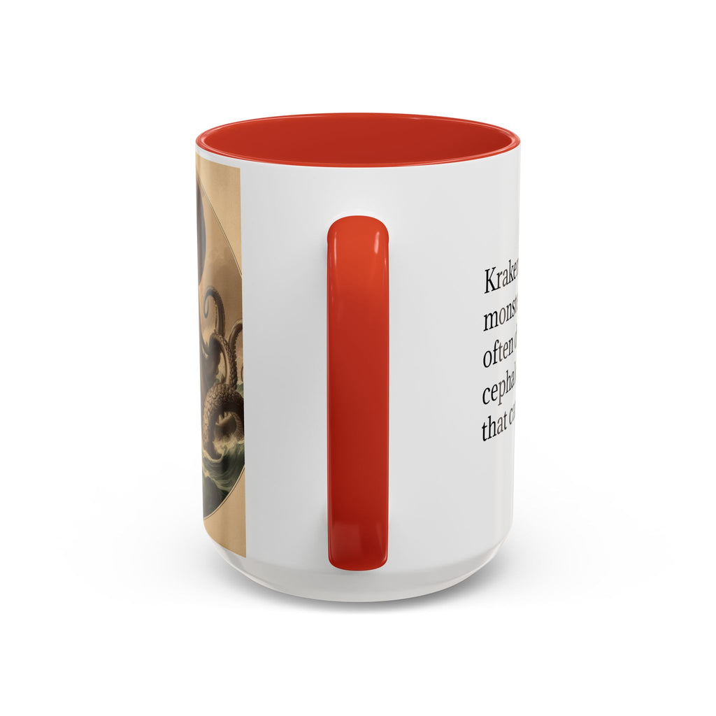 Kraken Coffee Cup: Giant Squid Coffee Mug, Mugs for Men, Mythical Creature