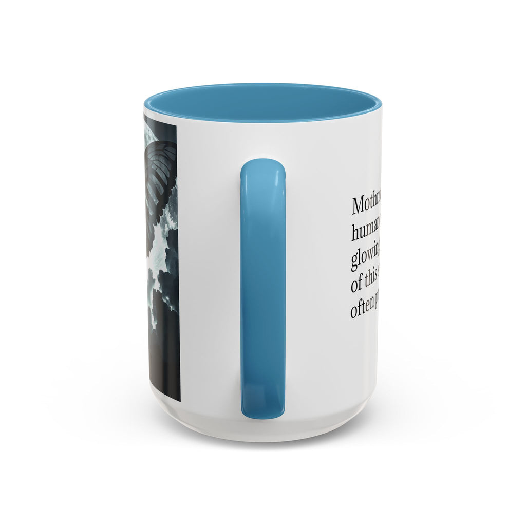 Mothman Coffee Mug: Supernatural Cryptid, Legendary Monster, Mugs for Men (Moon)