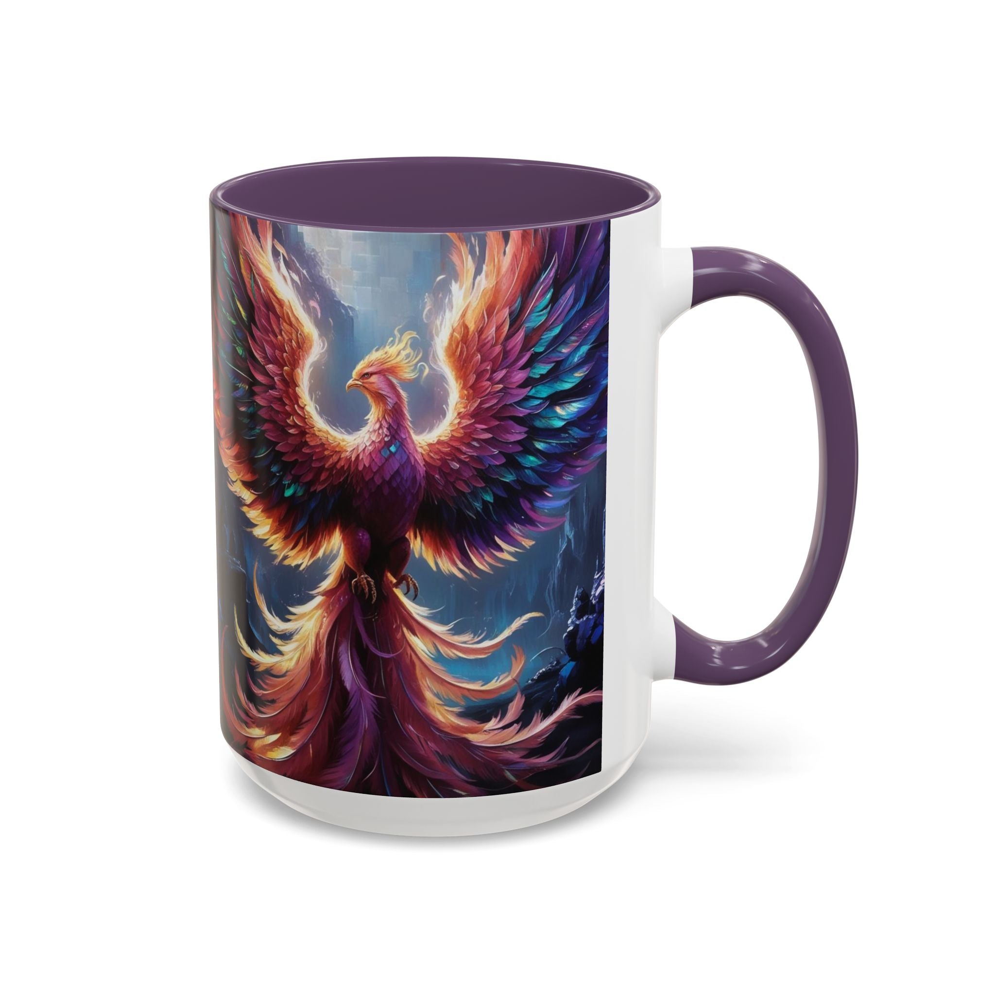 Phoenix Rising Coffee Mug: Firebird, Legendary Creature Coffee Cup, Gift for Women