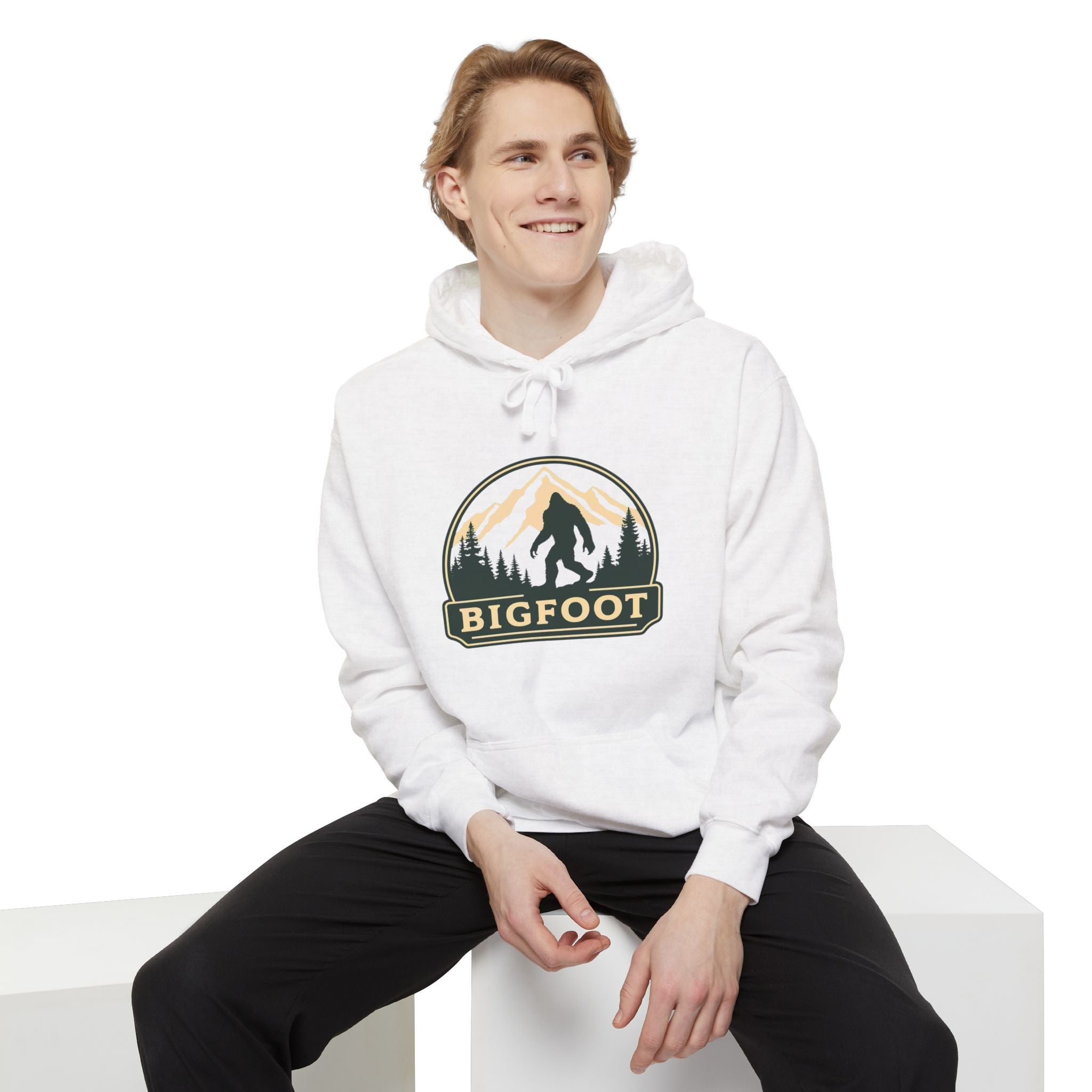 Sasquatch Hoodie - Comfort Colors® | Bigfoot Sweatshirt, Hiking Gift for Nature Lovers, Cozy Unisex Pullover