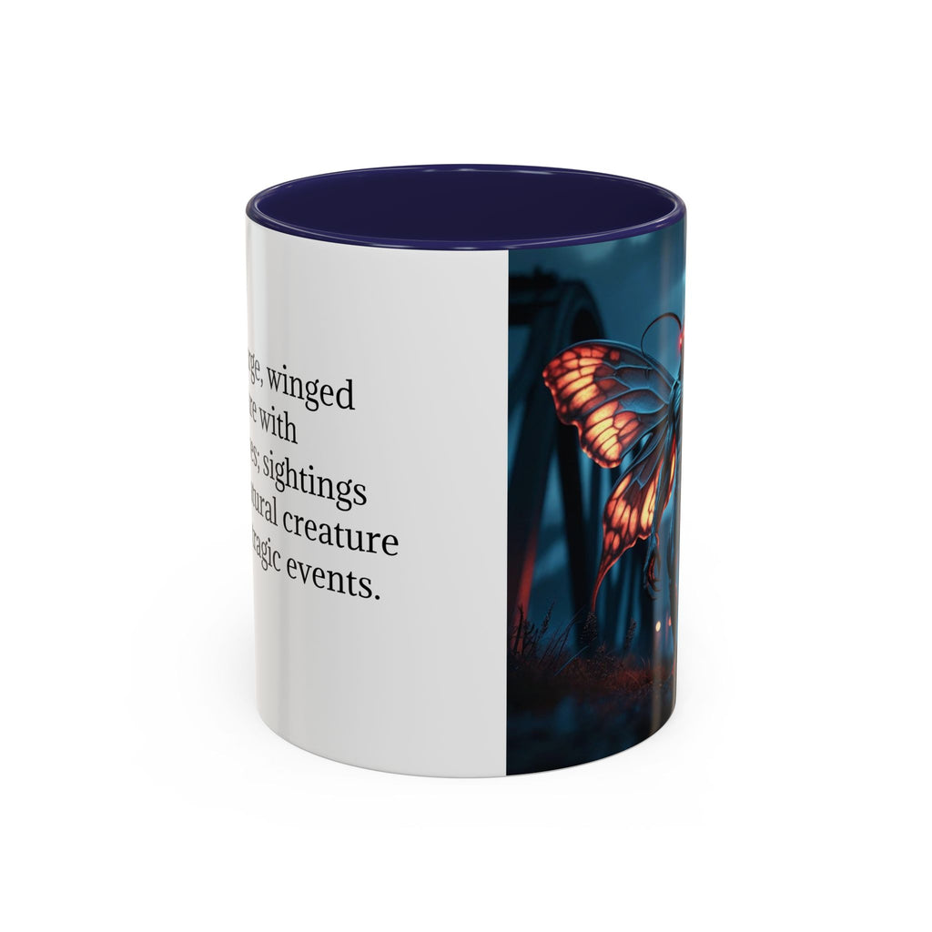 Mothman Coffee Mug: Supernatural Monster, Legendary Creature, Cryptid Gift (Bridge)
