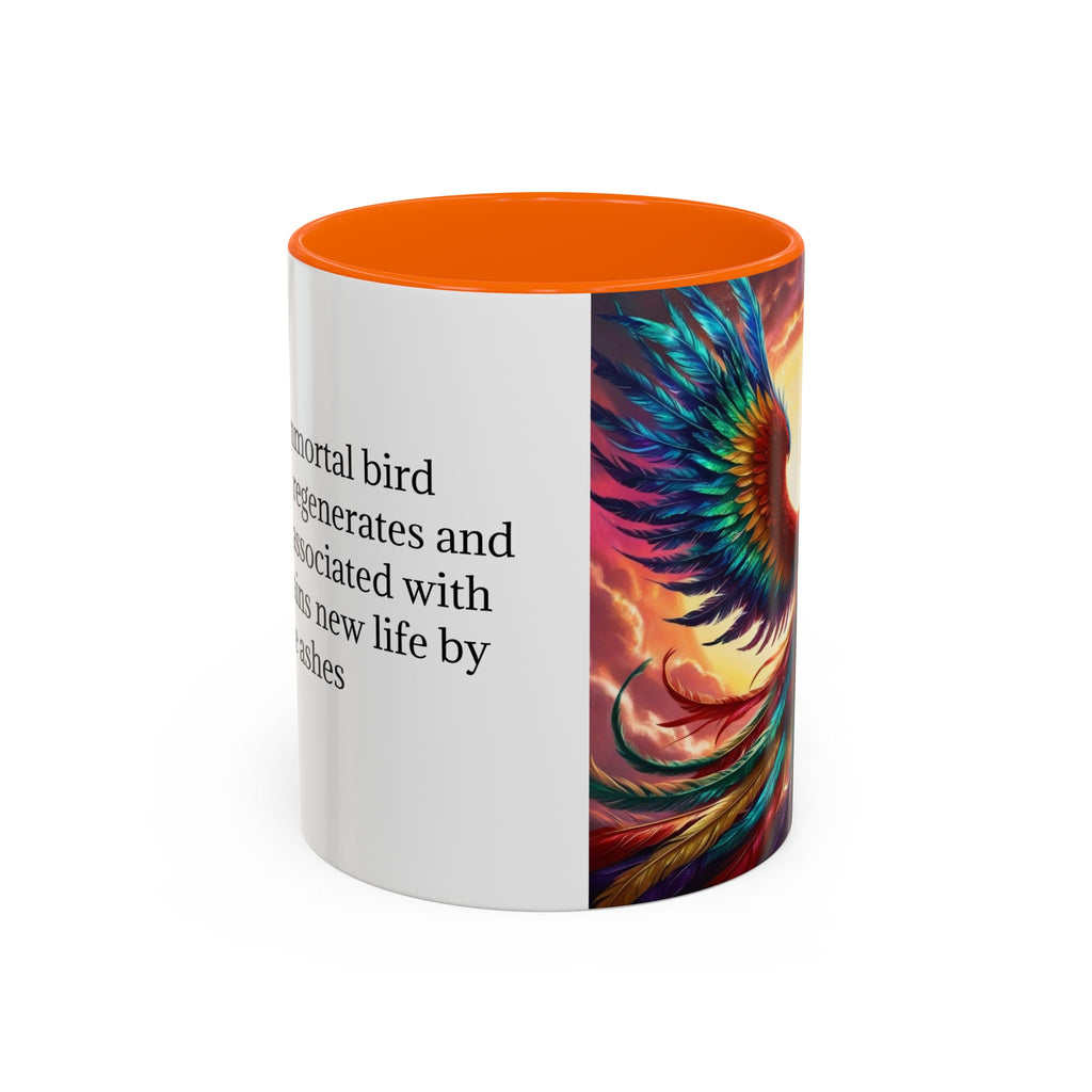 Phoenix Bird Coffee Cup: Mythical Creature, Firebird Coffee Mug, Rise from the Ashes