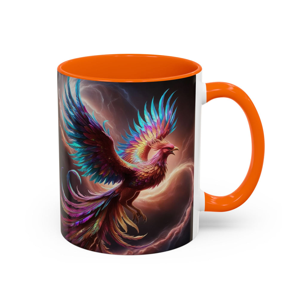 Phoenix Coffee Mug: Legendary Creature, Firebird Cryptid Coffee Cup, Renewal Rebirth