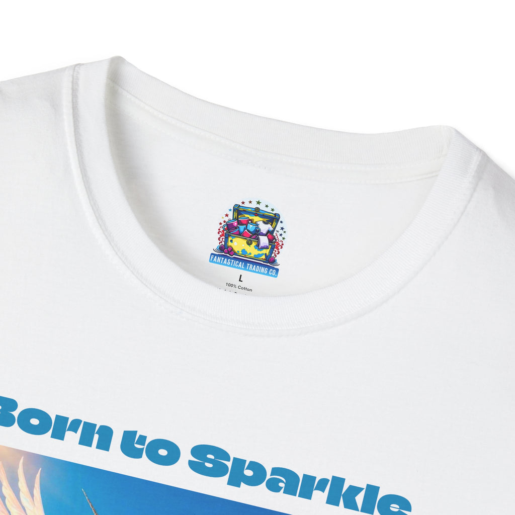 Unicorn Shirt: Legendary Alicorn Graphic Tee, Boho Clothing, Fantasy Apparel (Blue)