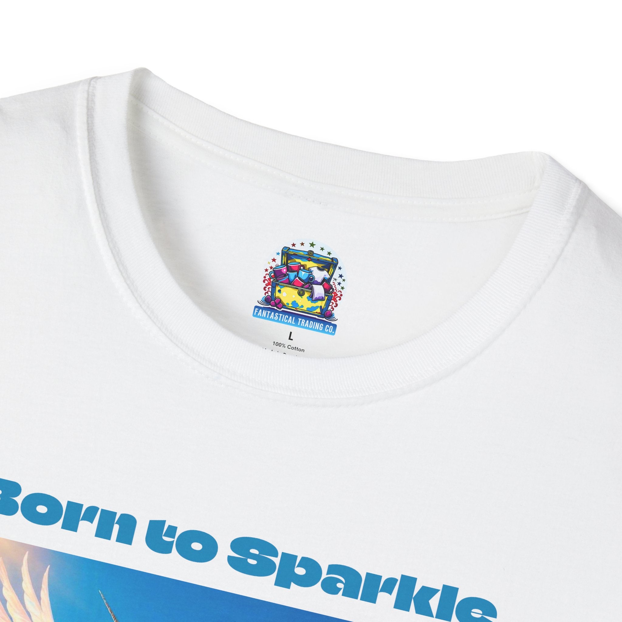 Unicorn Shirt: Legendary Alicorn Graphic Tee, Boho Clothing, Fantasy Apparel (Blue)
