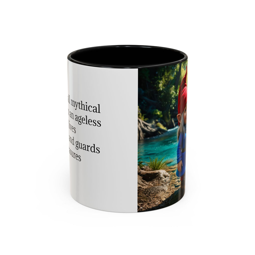 Gnome Mug: Scandinavian Nisse, Nordic Folklore Gift, Mythical Creature Coffee Cup