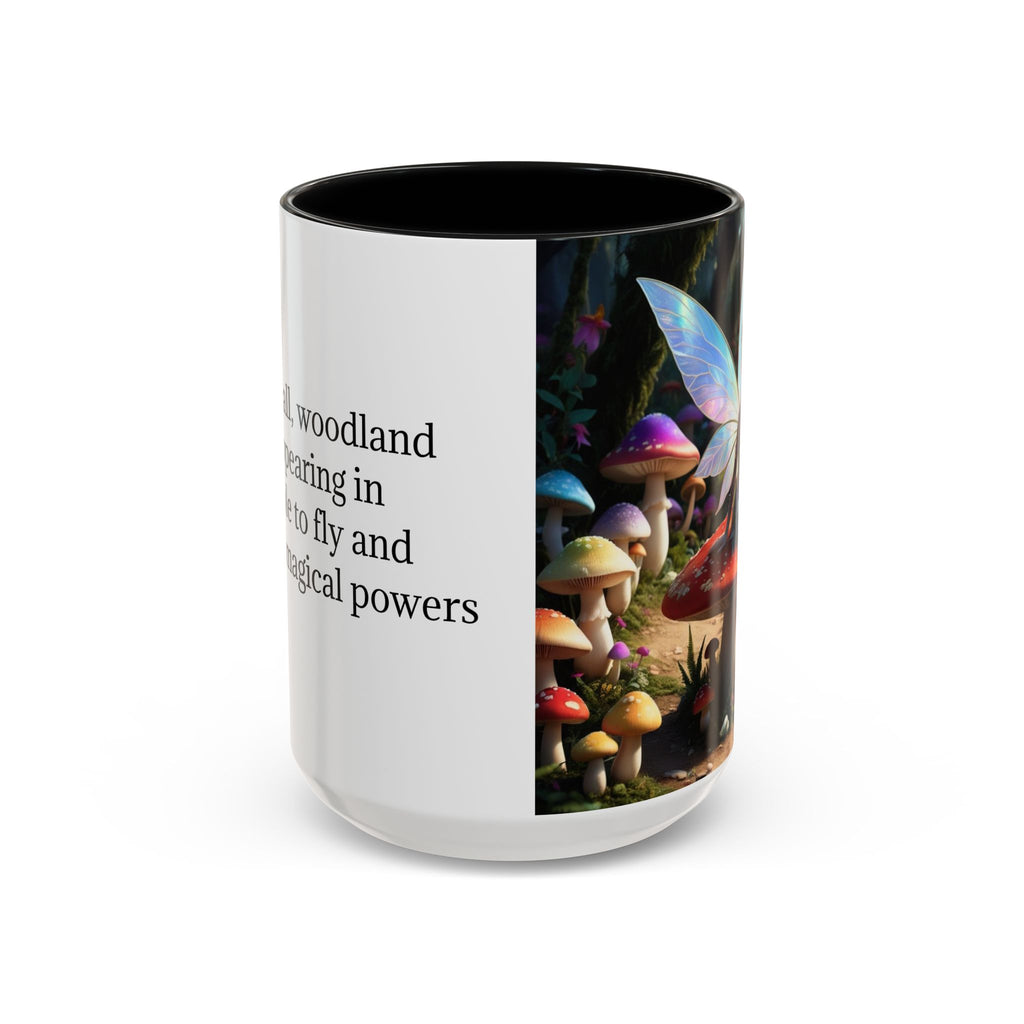 Fairy Garden Mug: Ceramic Toadstool Coffee Cup, Enchanted Forest Fantasy Gift