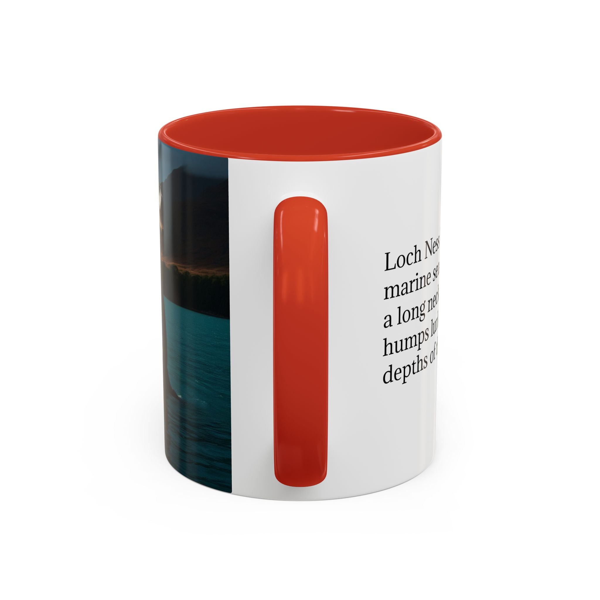 Loch Ness Monster Coffee Mug: Nessie Cryptid Gift, Scottish Sea Creature