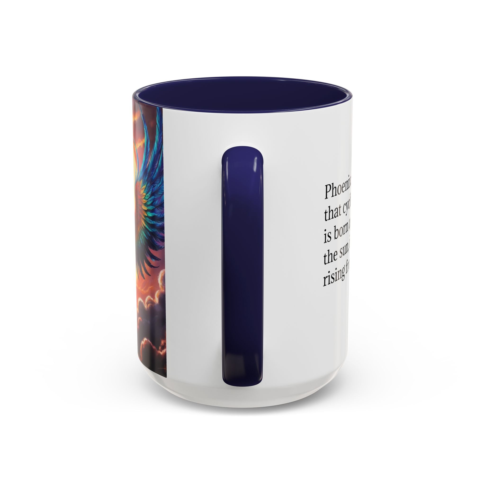 Phoenix Bird Coffee Cup: Mythical Creature, Firebird Coffee Mug, Rise from the Ashes