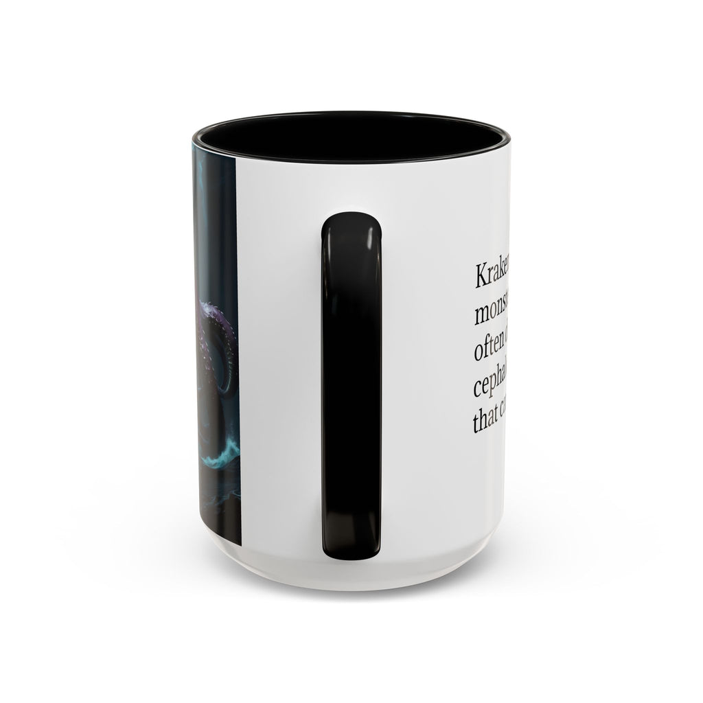 Kraken Coffee Cup: Giant Squid Coffee Mug, Mythical Creature, Octopus Gift