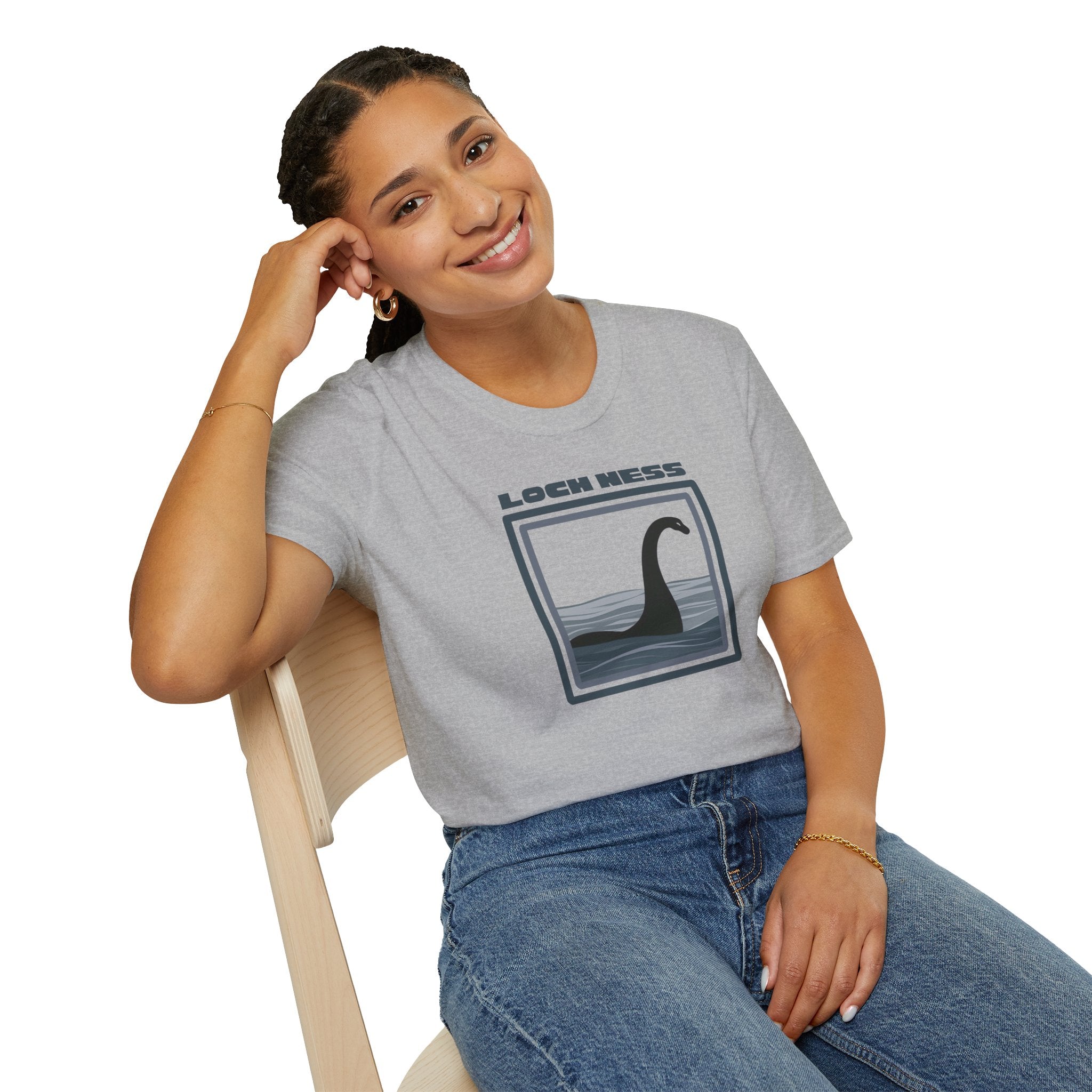 Lochness Monster Shirt: Plesiosaurus Graphic Tee, Nessie T-Shirt, Loch Ness Retro Clothing