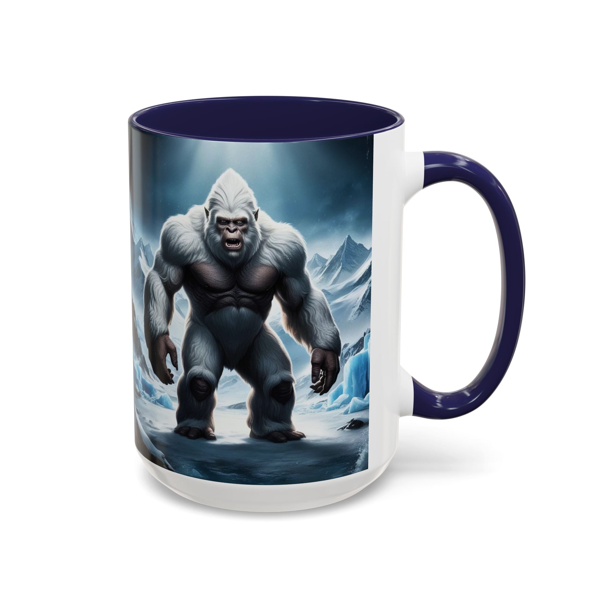 Yeti Coffee Mug: Abominable Snowman, Sasquatch Camping Gift, Himalayan Mountain Cryptid