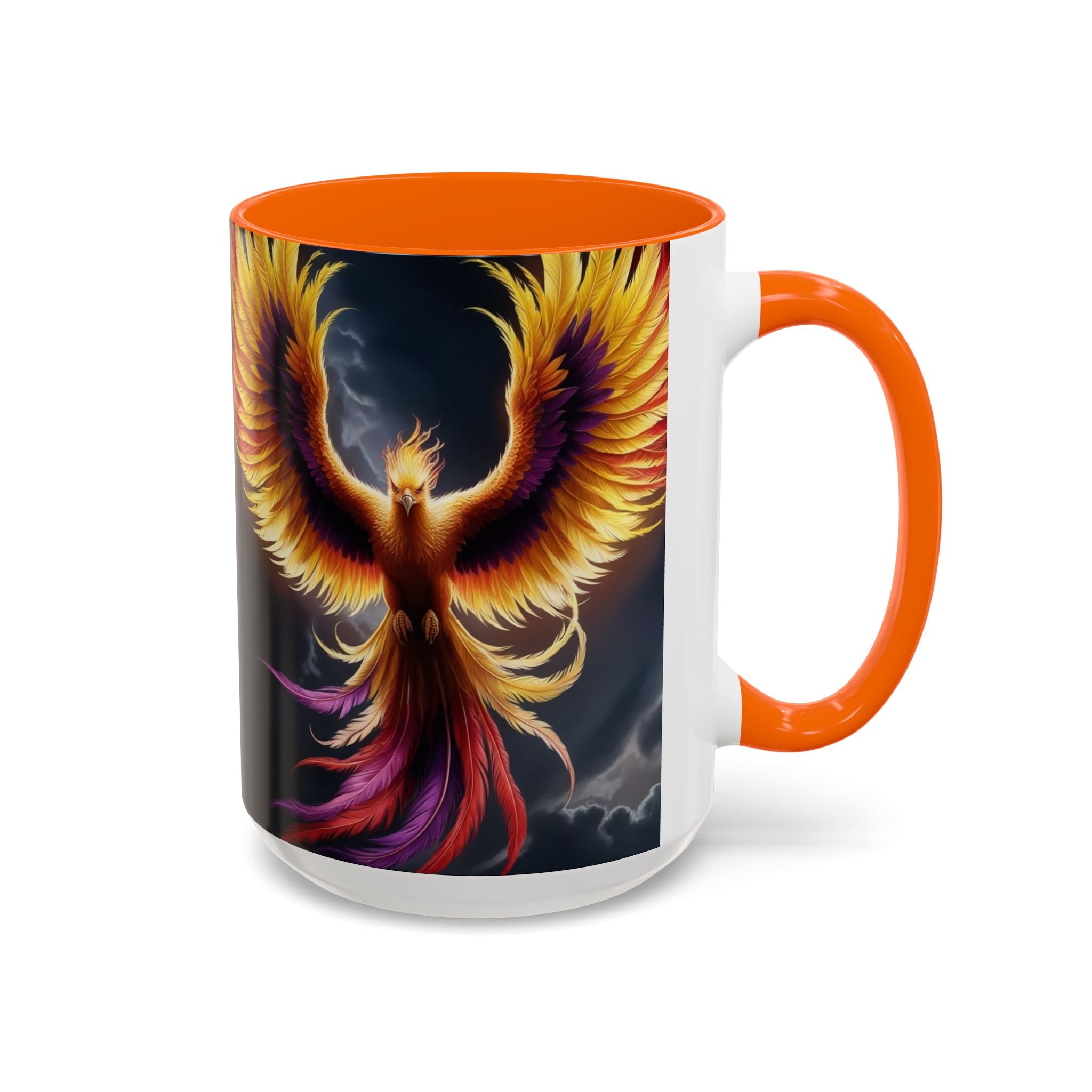 Phoenix Coffee Mug: Mythical Firebird Ceramic Cup, Fantasy Mug, Legendary Creature