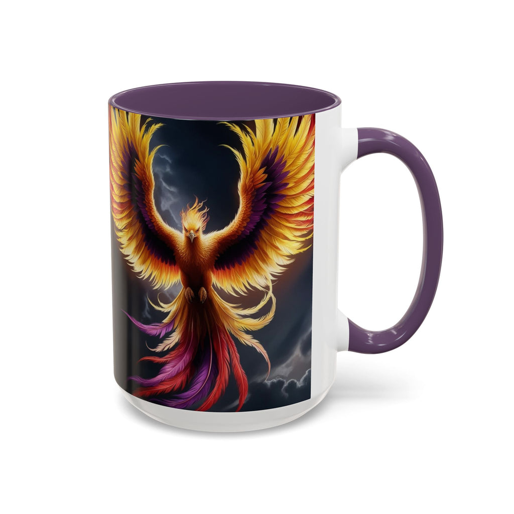Phoenix Coffee Mug: Mythical Firebird Ceramic Cup, Fantasy Mug, Legendary Creature