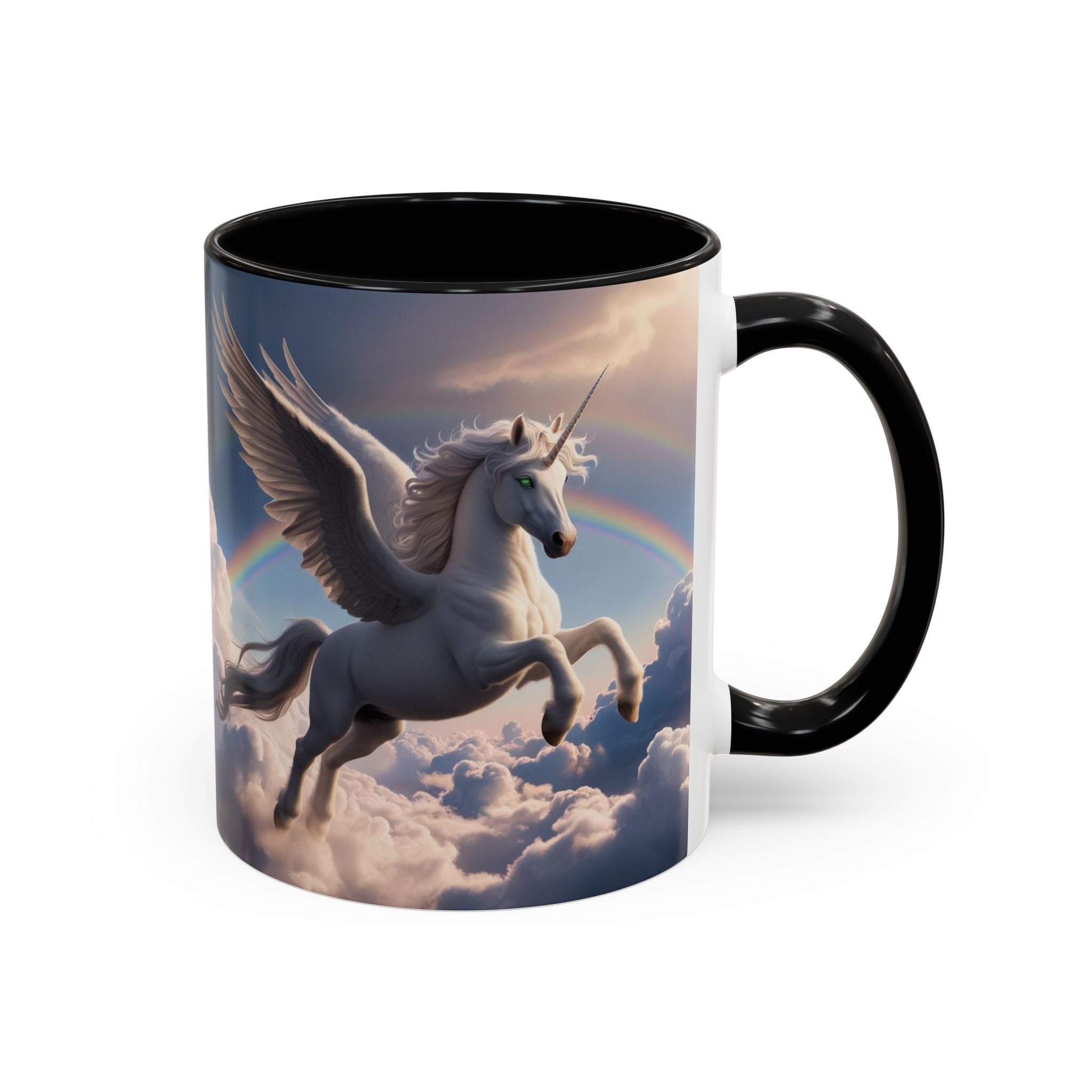 Unicorn Coffee Mug: Enchanted Alicorn, Mythical Creature, Fairytale Gift (Pink)
