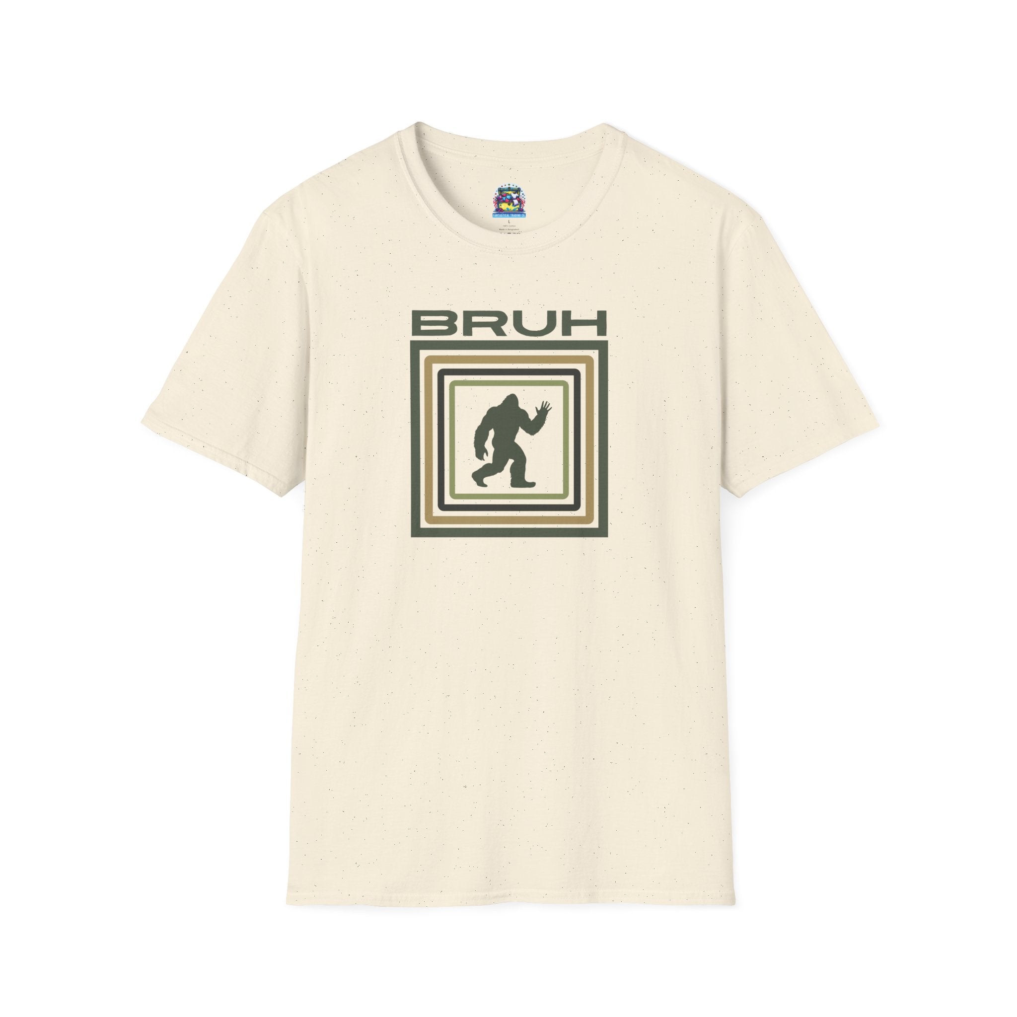 Bigfoot Graphic Tee: Sasquatch Shirt, Bruh, Mythical Cryptid, Soft Cotton T-Shirt