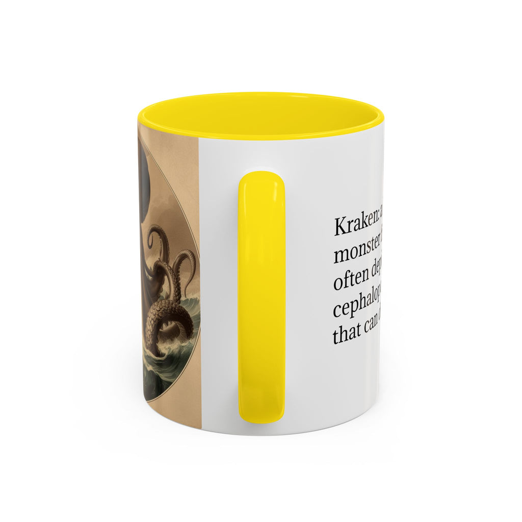 Kraken Coffee Cup: Giant Squid Coffee Mug, Mugs for Men, Mythical Creature