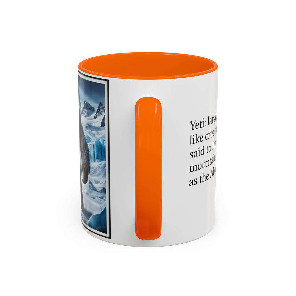 Yeti Coffee Mug: Abominable Snowman, Himalayan Mountain Cryptid, Bigfoot Camping Gift