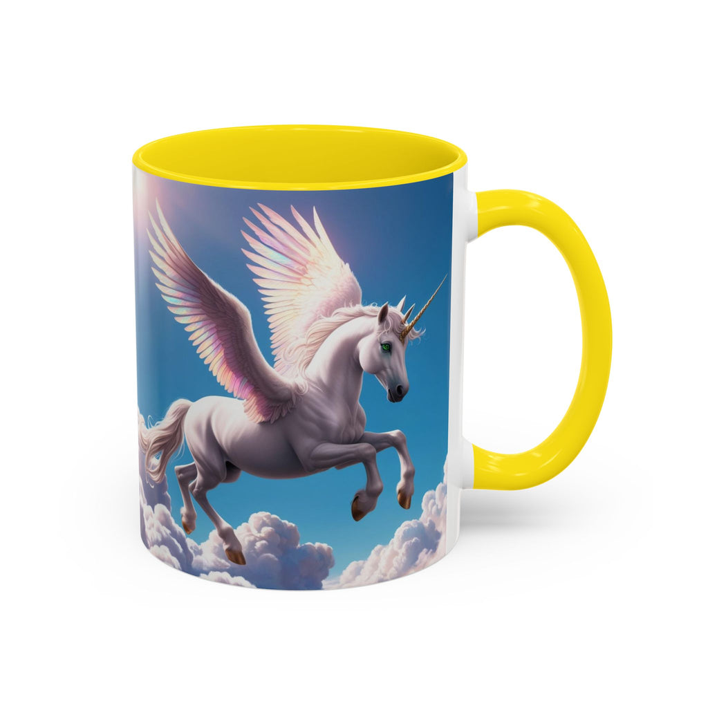Unicorn Coffee Cup: Fantasy Alicorn Mug, Legendary Creature, Enchanted Gift (Purple)