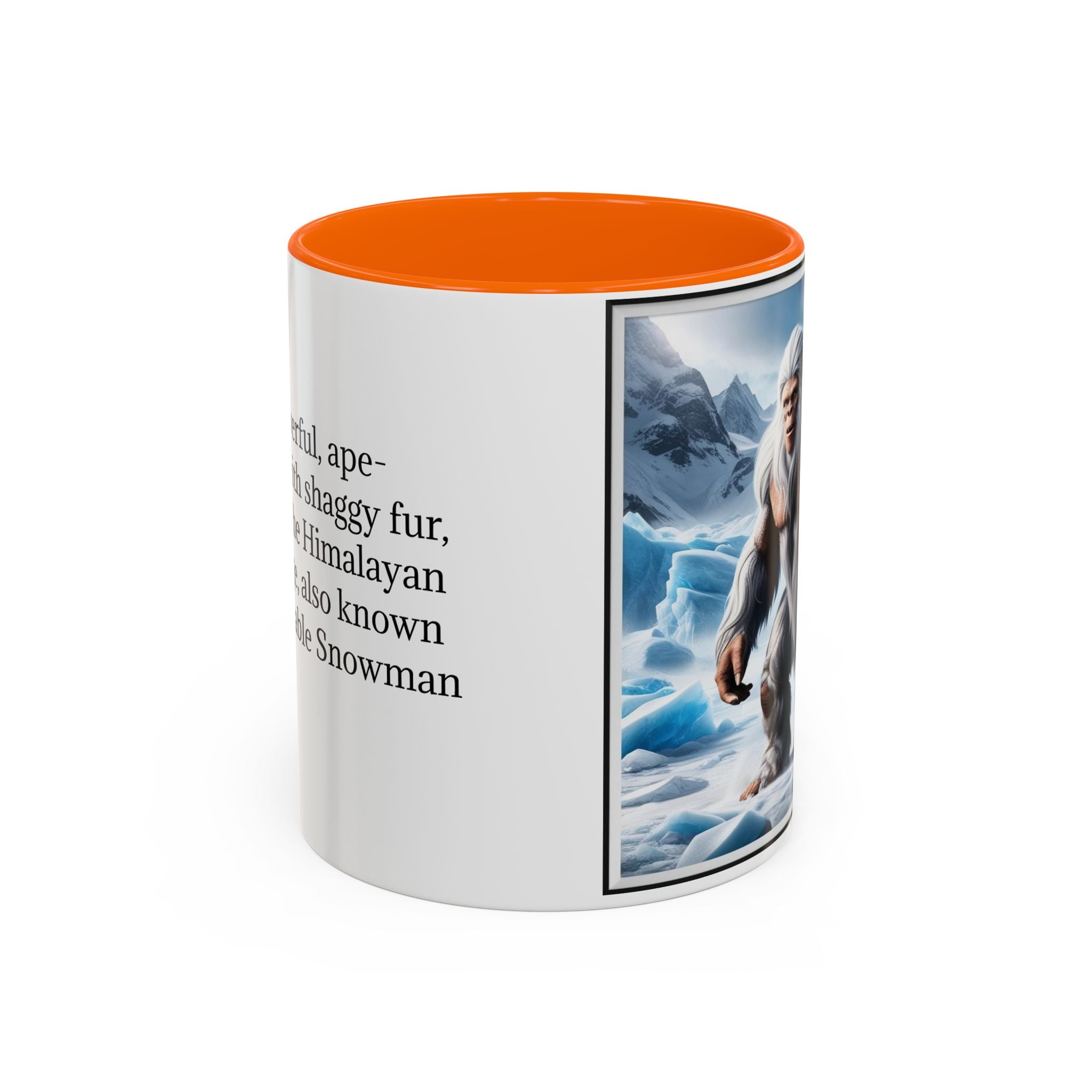 Yeti Coffee Mug: Abominable Snowman, Himalayan Mountain Cryptid, Bigfoot Camping Gift