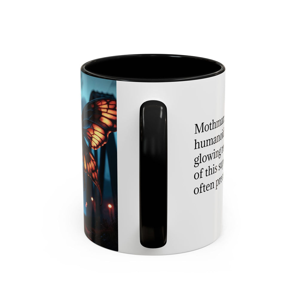 Mothman Coffee Mug: Supernatural Monster, Legendary Creature, Cryptid Gift (Bridge)