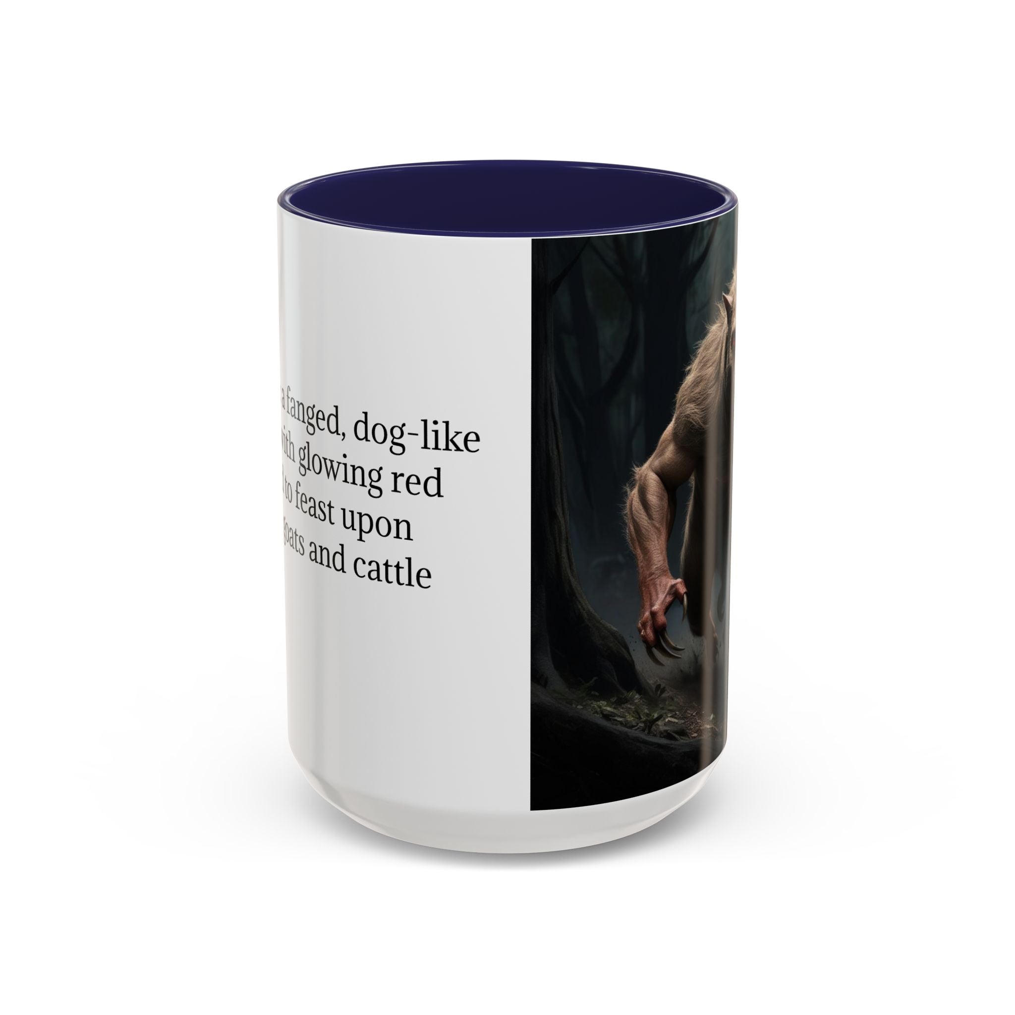 Chupacabra Coffee Mug: Supernatural Beast, Mexican Folklore Gift, Mythical Canine Cryptid