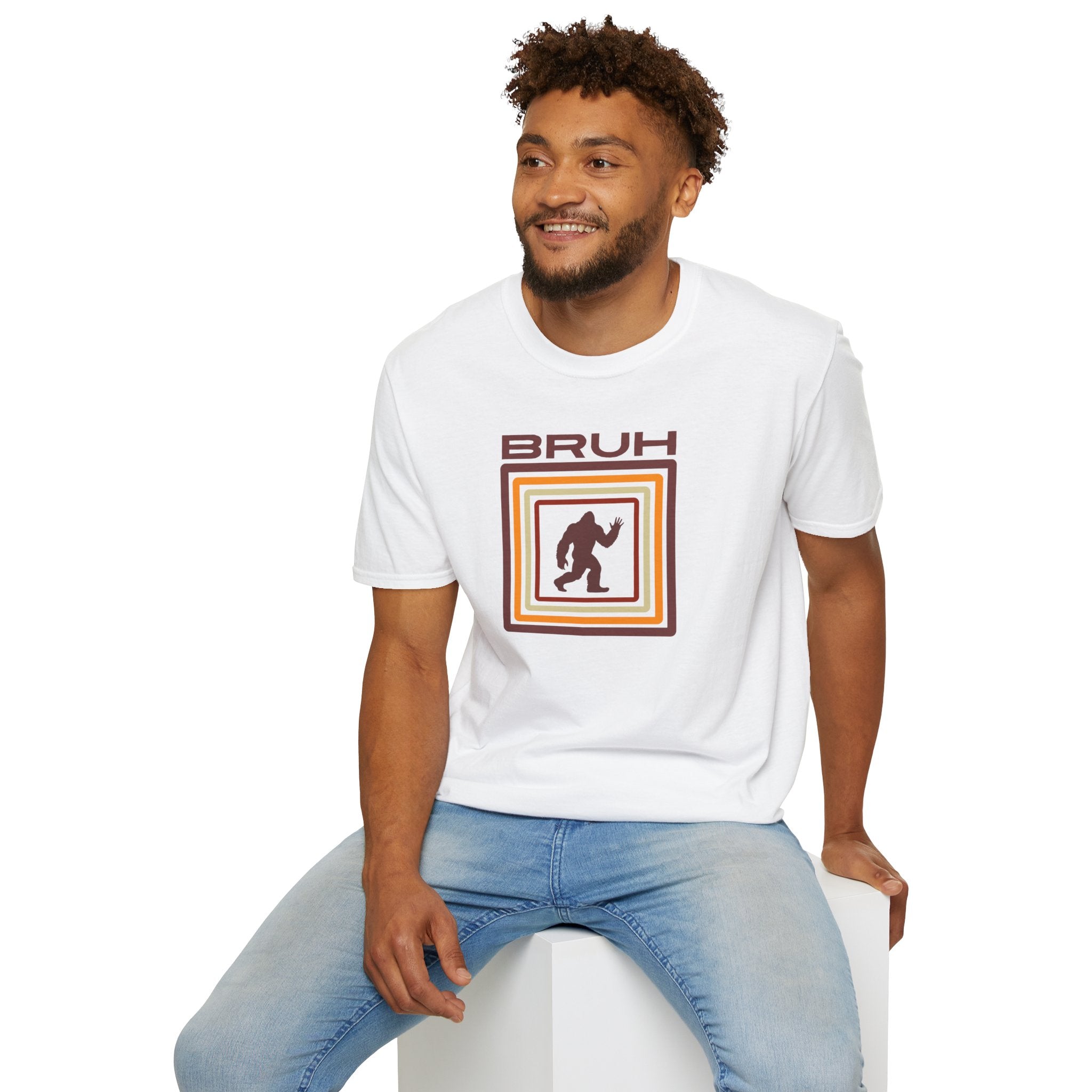 Bigfoot Shirt: Sasquatch Graphic Tee, Bruh, Soft Cotton T-shirt, Legendary Creature