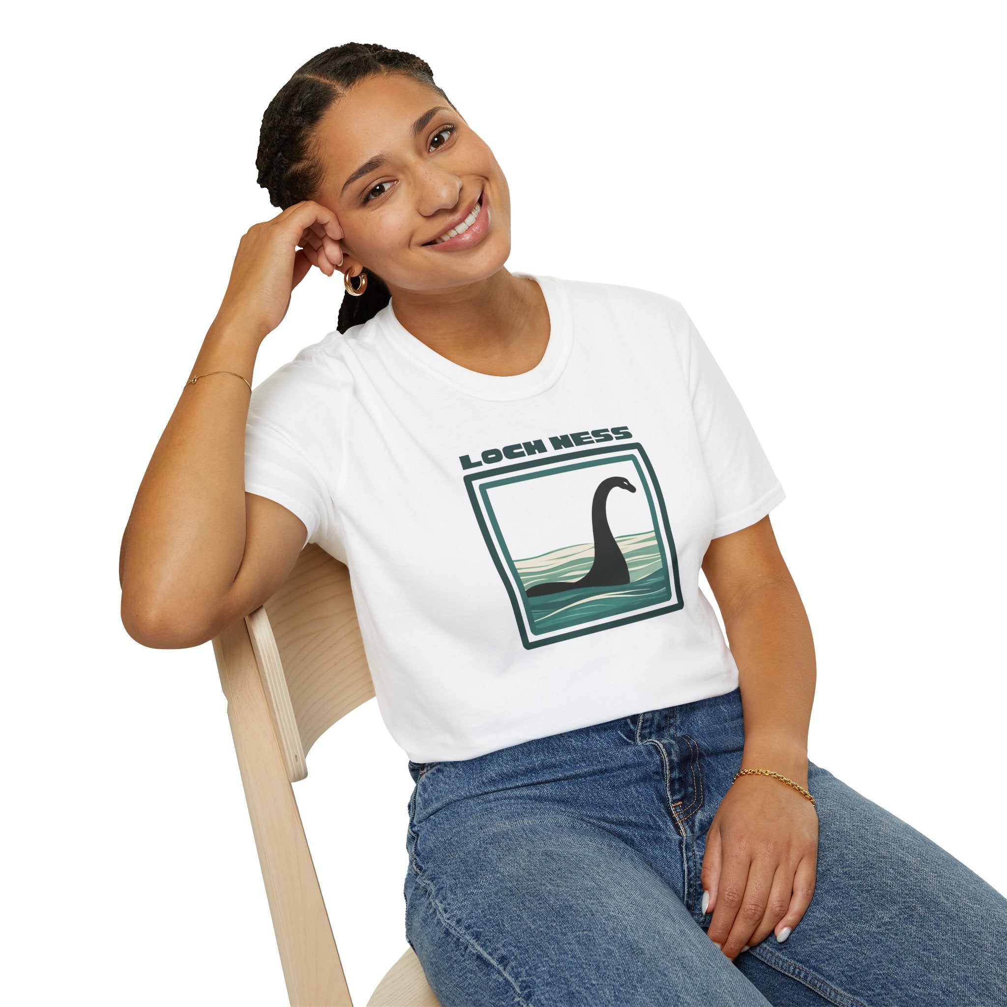 Lochness Monster Shirt: Nessie T-Shirt, Plesiosaurus Graphic Tee, Loch Ness Retro Clothing