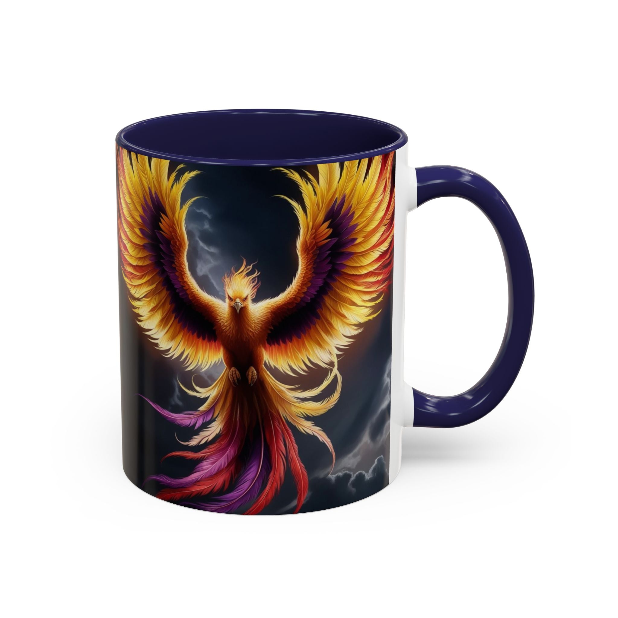 Phoenix Coffee Mug: Mythical Firebird Ceramic Cup, Fantasy Mug, Legendary Creature
