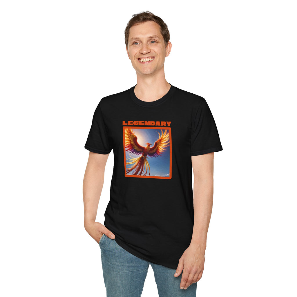 Phoenix Shirt: Legendary Bird Graphic Tee, Phoenix Rising, Mythical Creature Tshirt