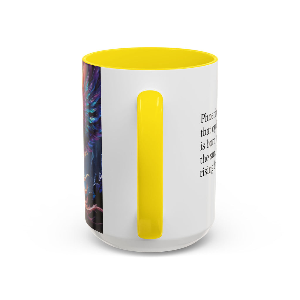 Phoenix Rising Coffee Mug: Firebird, Legendary Creature Coffee Cup, Gift for Women