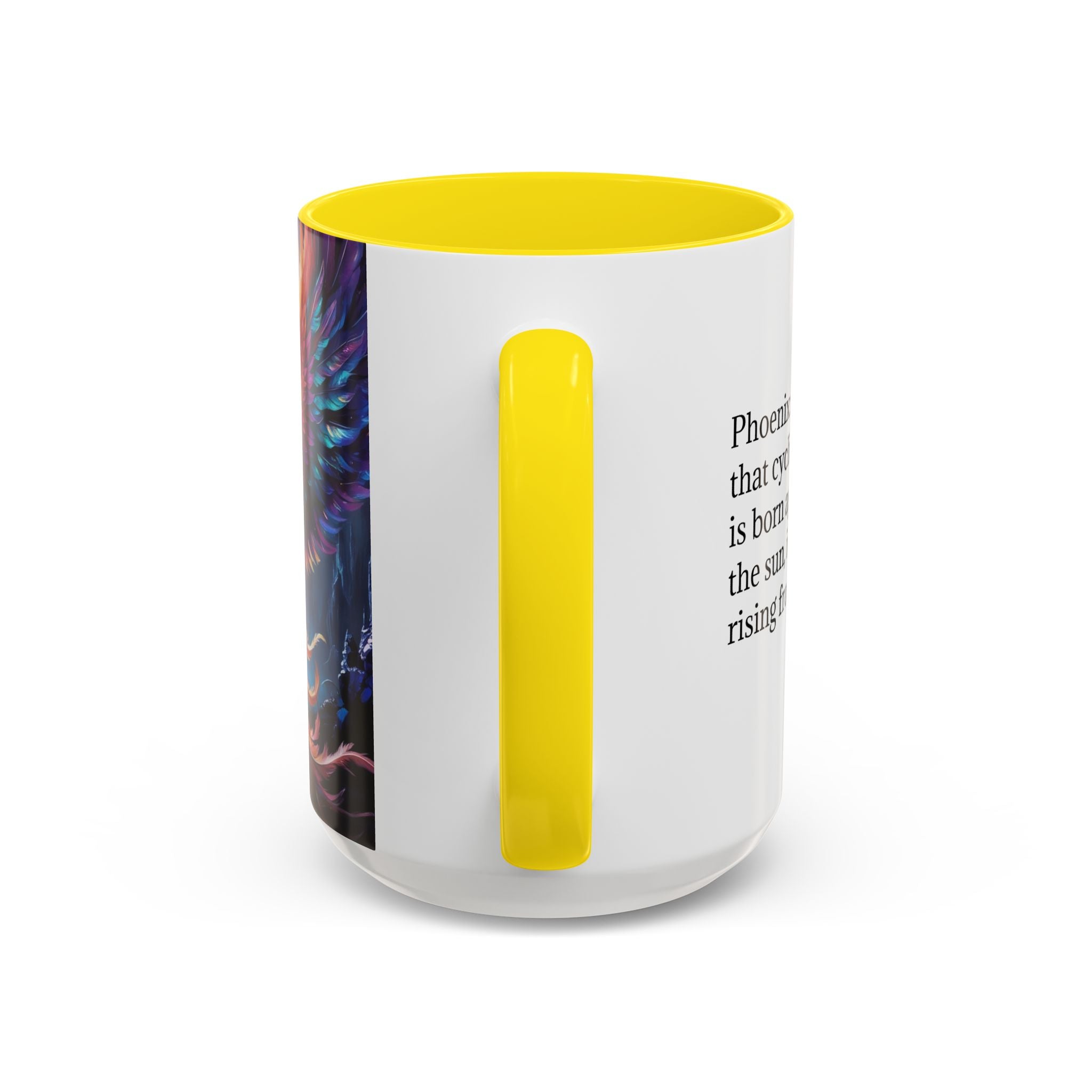 Phoenix Rising Coffee Mug: Firebird, Legendary Creature Coffee Cup, Gift for Women