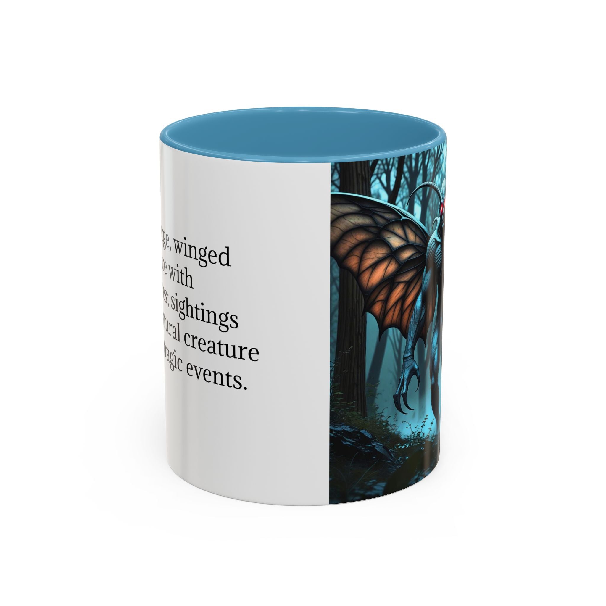 Mothman Mug: Supernatural Coffee Cup, Mythical Creature, Urban Legend (Forrest)