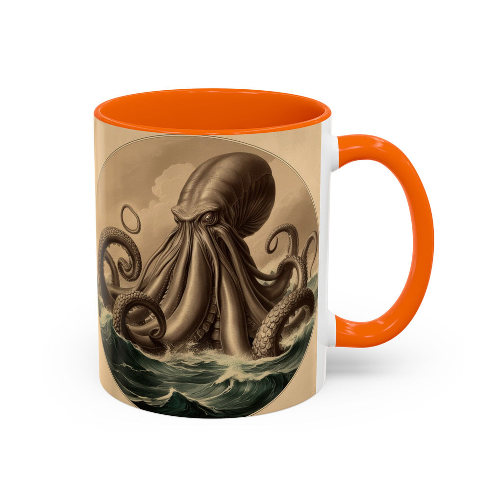 Kraken Coffee Cup: Giant Squid Coffee Mug, Mugs for Men, Mythical Creature
