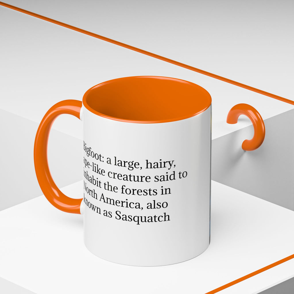 Bigfoot Coffee Mug: Sasquatch, Forest Cryptid, Mythical Creature, Camping Gift