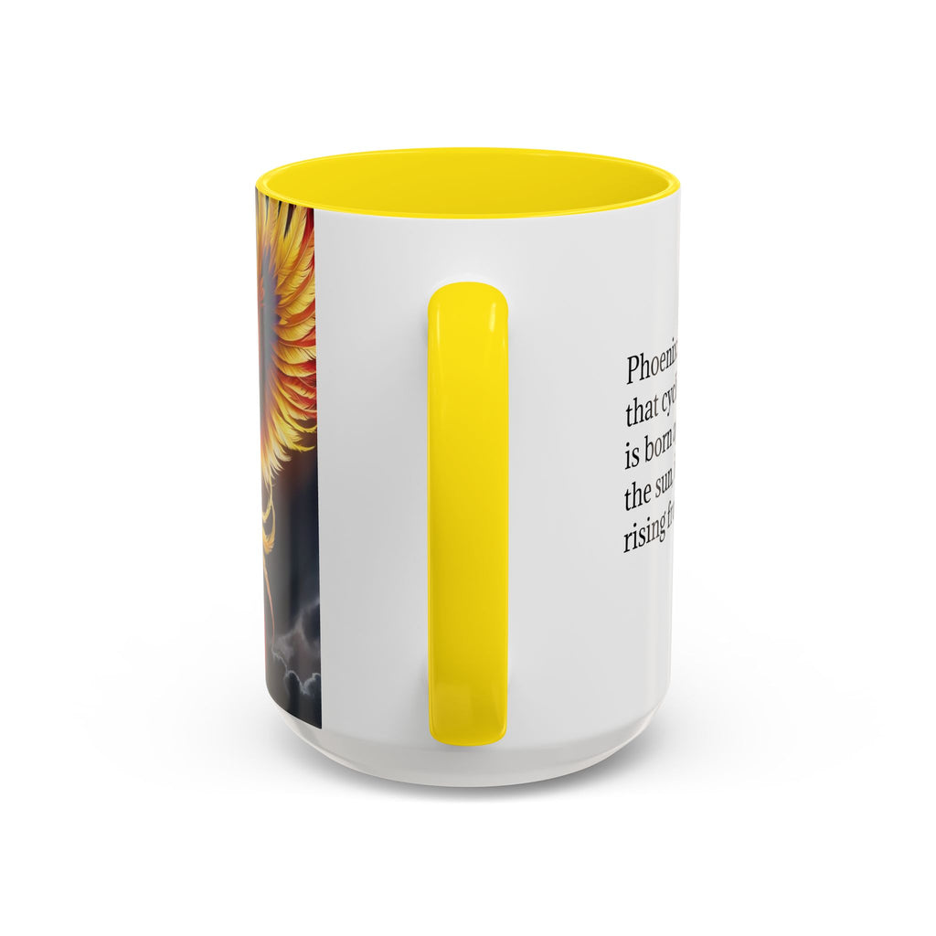 Phoenix Coffee Mug: Mythical Firebird Ceramic Cup, Fantasy Mug, Legendary Creature