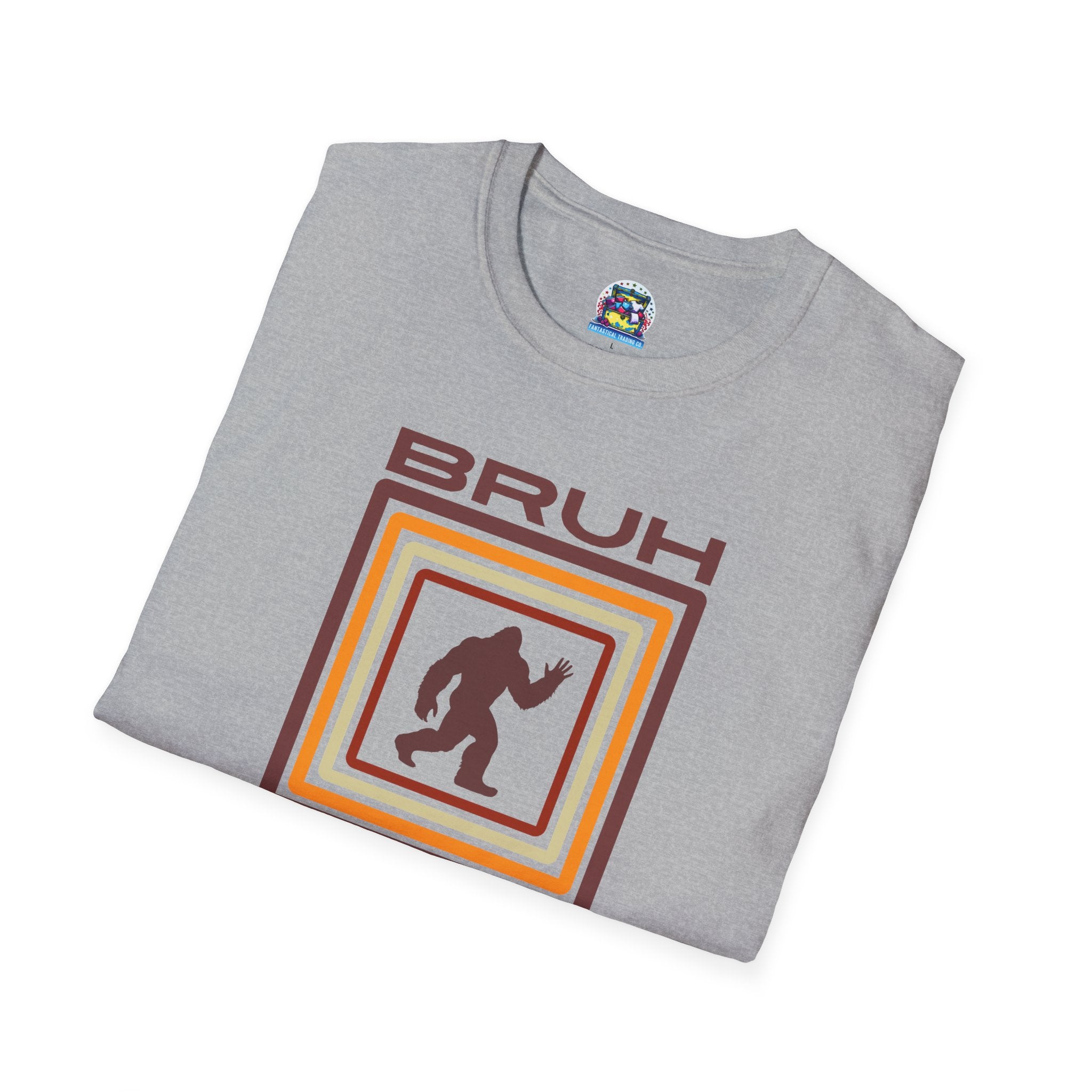Bigfoot Shirt: Sasquatch Graphic Tee, Bruh, Soft Cotton T-shirt, Legendary Creature