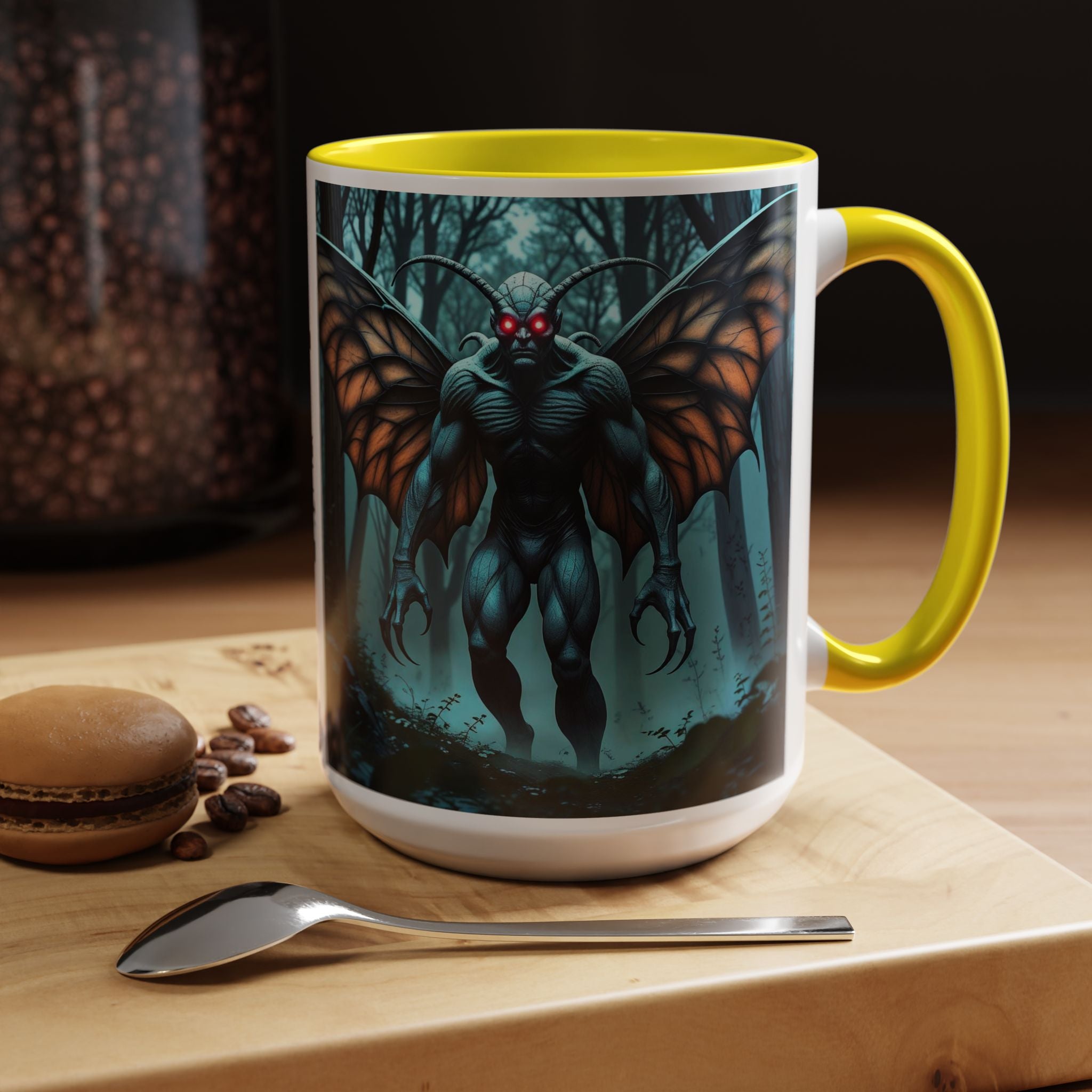 Mothman Mug: Supernatural Coffee Cup, Mythical Creature, Urban Legend (Forrest)