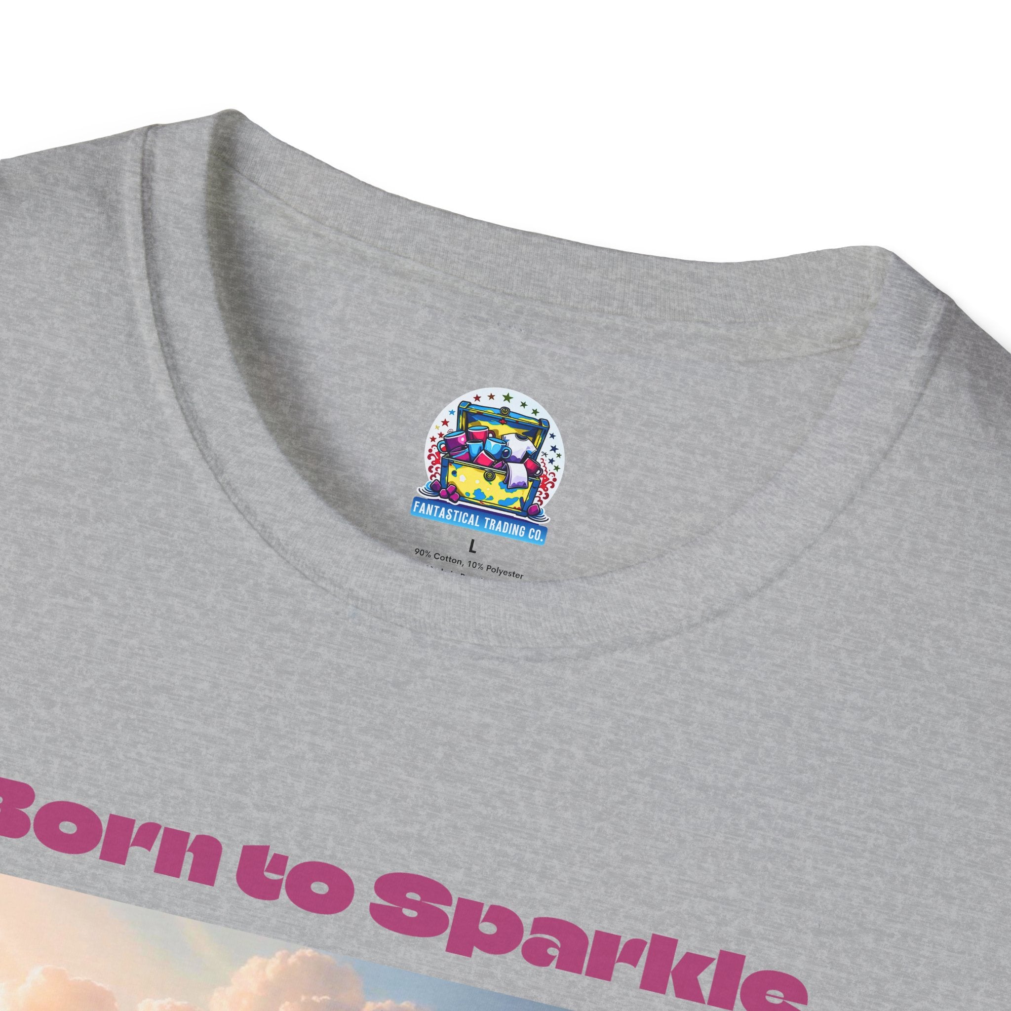 Unicorn Graphic Tee: Legendary Alicorn, Soft Cotton Shirt, Born to Sparkle
