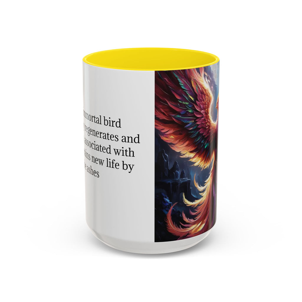 Phoenix Rising Coffee Mug: Firebird, Legendary Creature Coffee Cup, Gift for Women