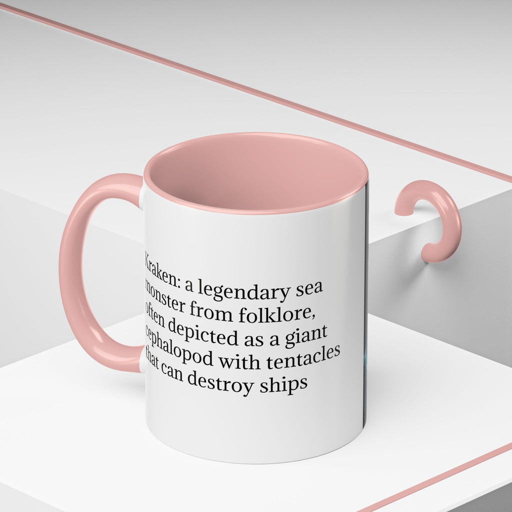Kraken Coffee Cup: Giant Squid Coffee Mug, Mythical Creature, Octopus Gift