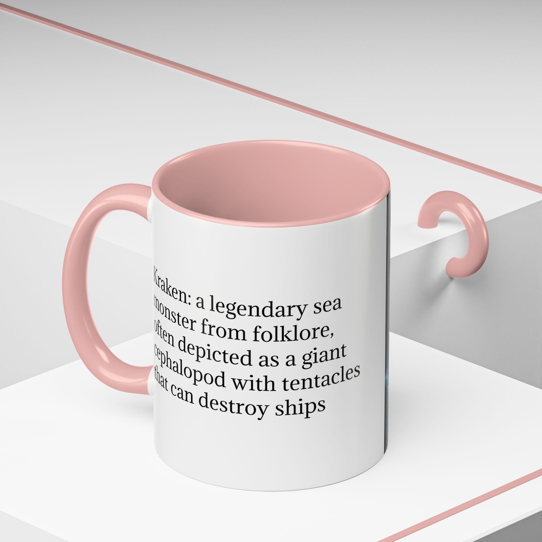 Kraken Coffee Cup: Giant Squid Coffee Mug, Mythical Creature, Octopus Gift