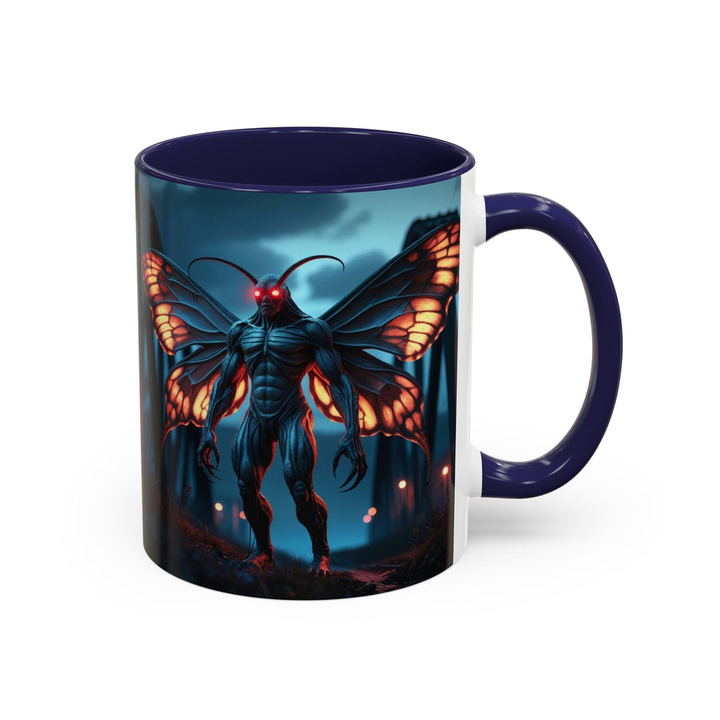 Mothman Coffee Mug: Supernatural Monster, Legendary Creature, Cryptid Gift (Bridge)