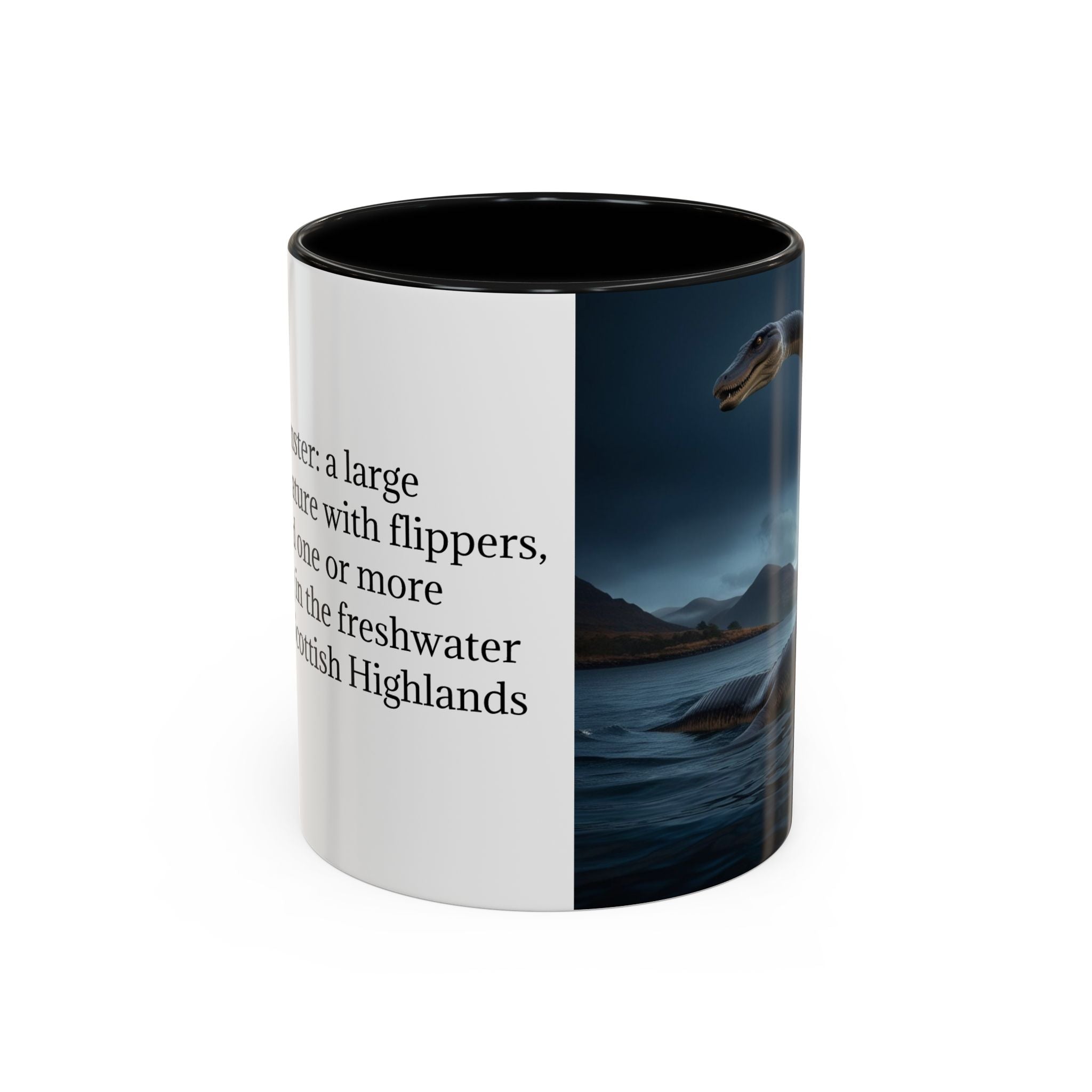 Loch Ness Monster: Nessie Coffee Cup, Legendary Sea Creature, Plesiosaurus Gift